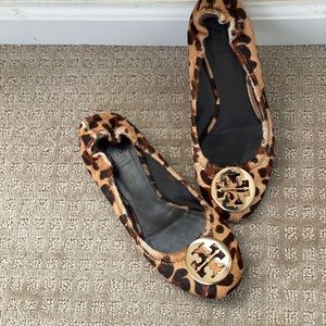 Tory Burch Leopard Print, Haircalf Ballet Flats